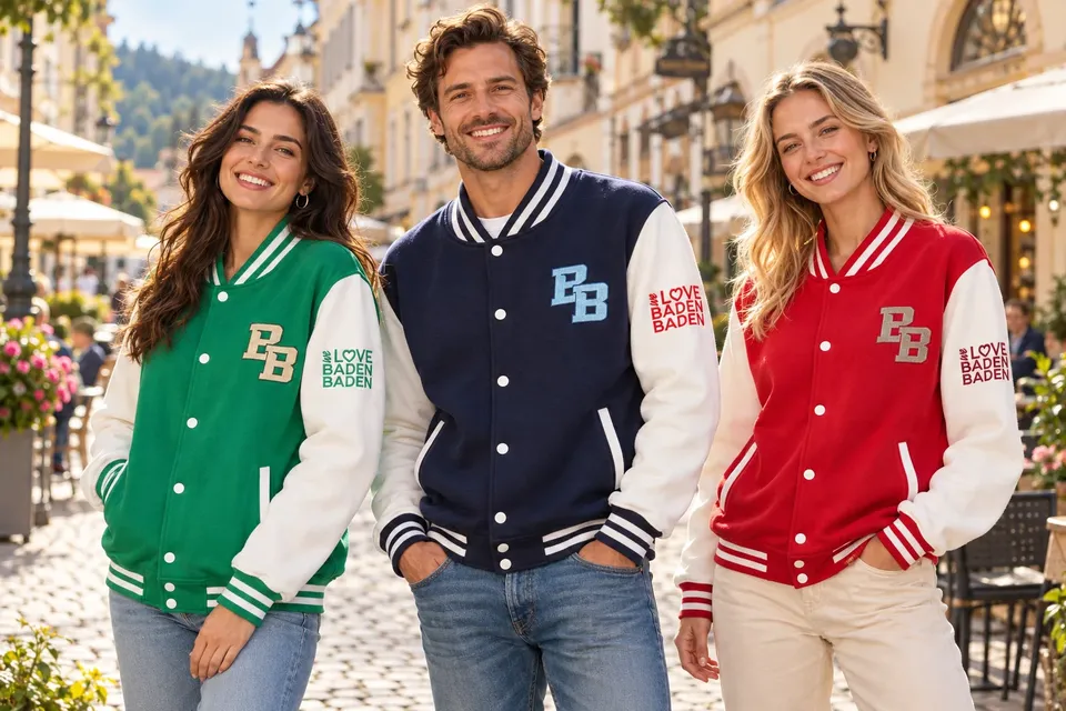 Jacken mit Baden-Baden-Motiven